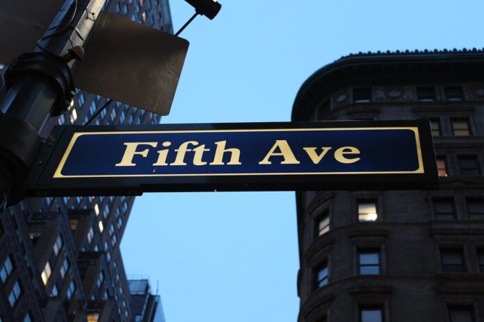 fifth avenue, sign, avenue